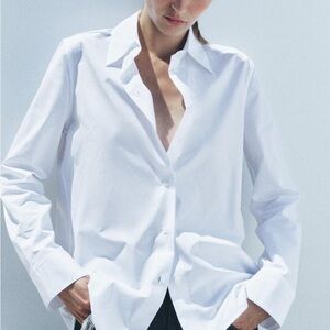 Zara poplin shirt